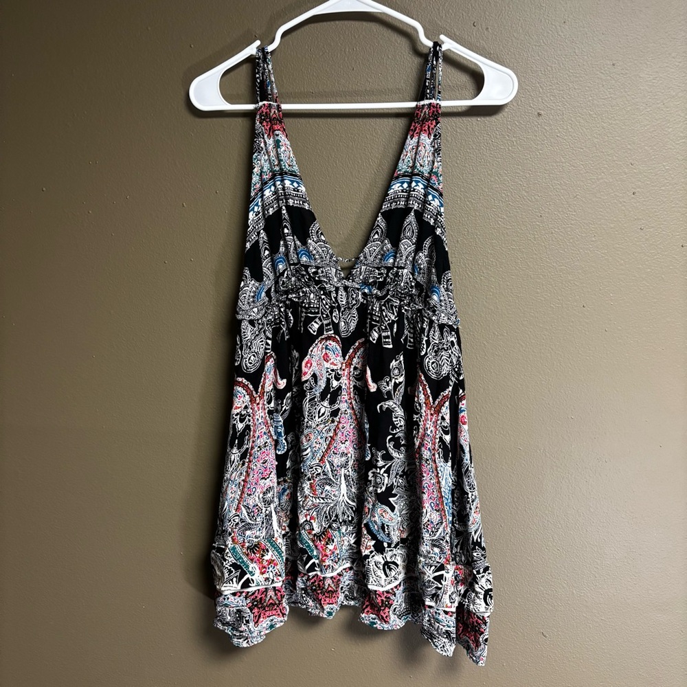 Free People Intimately “Me to You” Paisley Printed Mini Dress size Women’s XS